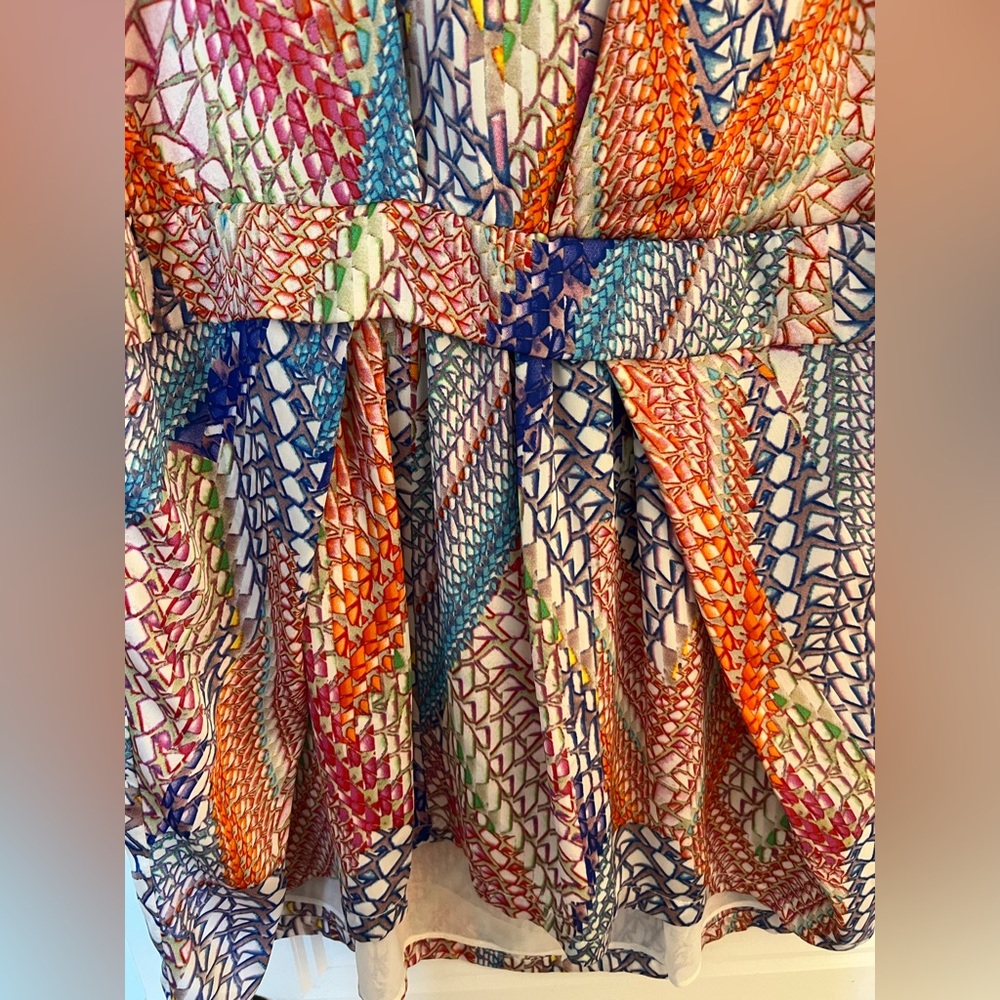 Color Block Colorful Dress - Picture 2 of 3